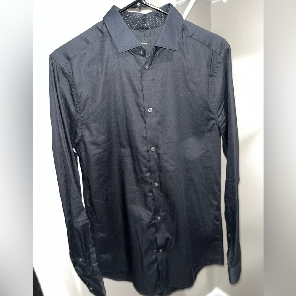 Black Button dress shirt